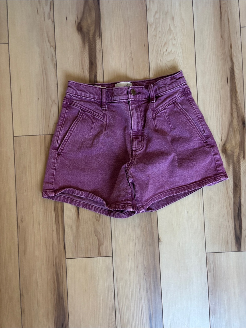 Universal Thread Plum High-Rise Denim Shorts